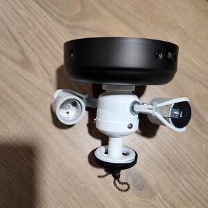 Light Kit Fitter HAMPTON BAY Melrose 52 in Bronze Finish Ceiling Fan 1005819921